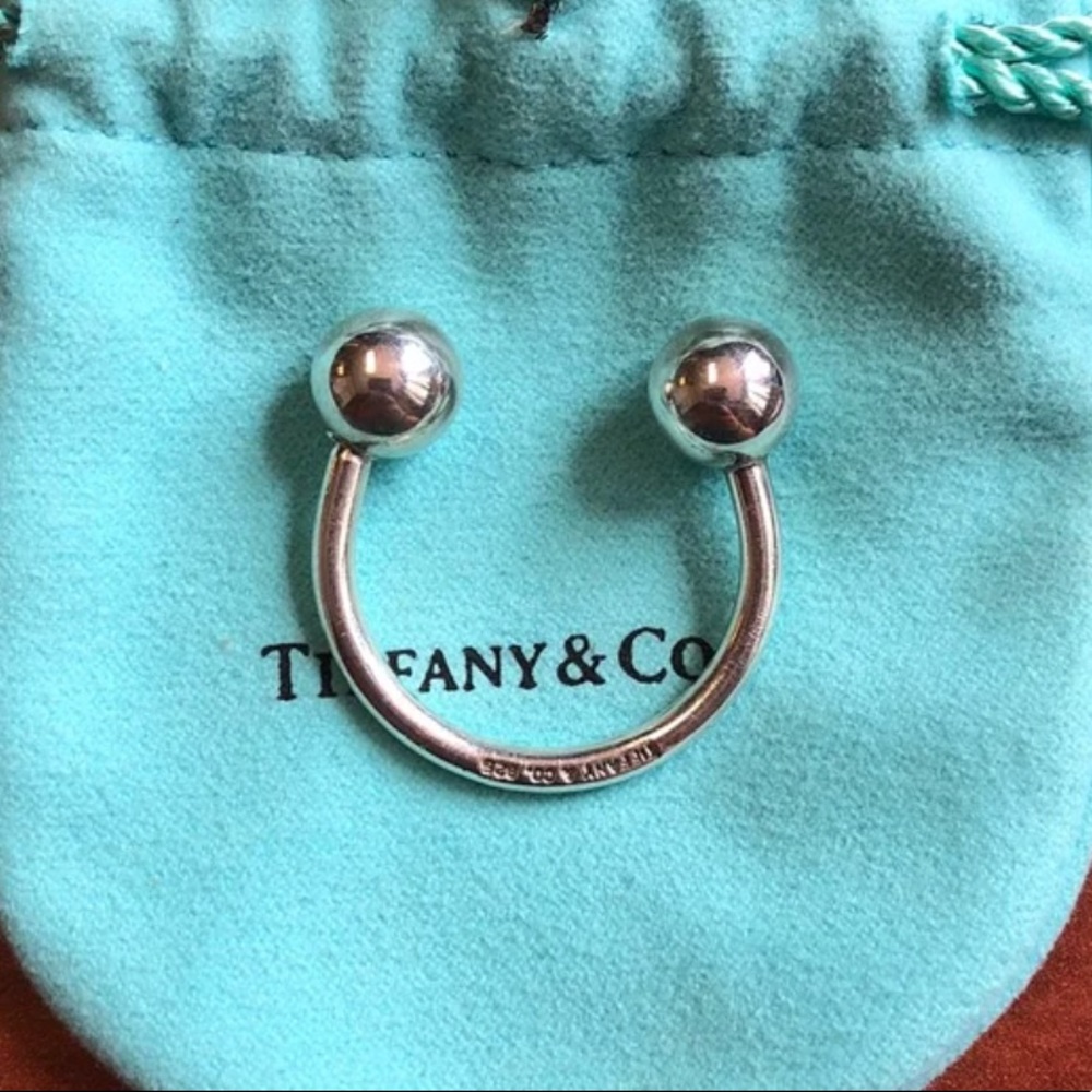 Tiffany and co key ring recently polished